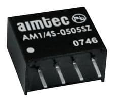 AM1/4S-0505SZ - AIMTEC - AM1/4S-0505SZ - Isolated Through Hole DC/DC Converter, ITE, SIP, 250 mW, 1 Output, 5 V