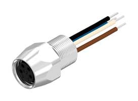 42-01001 - AMPHENOL CONEC - 42-01001 - Sensor Cable, M8 Receptacle, Free End, 4 Positions, 200 mm, 7.9 "