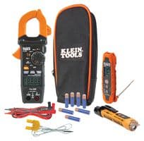 CL320KIT - KLEIN TOOLS - CL320KIT - Electrical Test Kit, HVAC Clamp Meter CL320, Dual IR and Probe Thermometer IR07, NCVT NCVT-3P