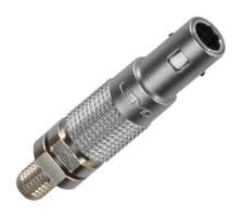 FFS.00.250.CTCE31 - LEMO - FFS.00.250.CTCE31 - RF / Coaxial Connector, NIM-CAMAC CD/N 549, Coaxial, Straight Plug, Crimp, 50 ohm, Brass
