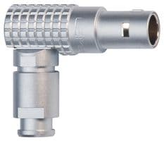 FPG.0B.306.CLAD52Z - LEMO - FPG.0B.306.CLAD52Z - Circular Connector, Standard Circular Connector, 0B Series, Right Angle Cable Mount Plug