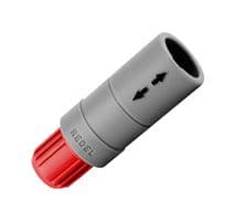 PRG.M0.8GL.LC52R - LEMO - PRG.M0.8GL.LC52R - Circular Connector, Standard Circular Connector, 1P Series, Cable Mount Receptacle, 8 Contacts