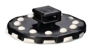 151-02255 PMB5-PA66HS-BK - HELLERMANNTYTON - 151-02255 PMB5-PA66HS-BK - Cable Tie Mount, Adhesive, Black, Nylon 6.6 (Polyamide 6.6), 36 mm, 36 mm