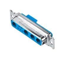 CBC13W3S00000 - POSITRONIC - CBC13W3S00000 - D Sub Connector Housing, 13 Ways, Combo Layout D Sub, DB, CBC Series, Receptacle, Steel Body