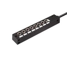 1202470013 - MOLEX - 1202470013 - Sensor Distribution Box, 10m Cable, M8 Connector - 3 Pole, 8 Ports, MPIS 120247 Series