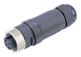 1300170016 - MOLEX - 1300170016 - Sensor Connector, Mini-Change 130017 Series, 7/8", Female, 4 Positions, Screw Socket
