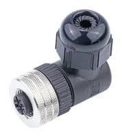 1200715010 - MOLEX - 1200715010 - Sensor Connector, PG9, Micro-Change 120071 Series, M12, Female, 4 Positions, Screw Socket