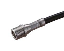 11_QMA-50-3-2/133_NE - HUBER+SUHNER - 11_QMA-50-3-2/133_NE - RF / Coaxial Connector, QMA Coaxial, Straight Plug, Solder, Crimp, 50 ohm