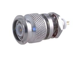 12_TNC-50-0-1/133_NE - HUBER+SUHNER - 12_TNC-50-0-1/133_NE - RF / Coaxial Connector, TNC Coaxial, Straight Bulkhead Plug, Solder, 50 ohm, Brass