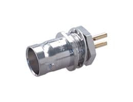 81"SMP-S50-0-S1/111"NE - HUBER+SUHNER - 81"SMP-S50-0-S1/111"NE - RF / Coaxial Connector, BNO Coaxial, Straight Bulkhead Jack, Solder, Brass, Beryllium Copper