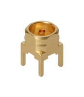 82_MBX-50-0-3/111_NE - HUBER+SUHNER - 82_MBX-50-0-3/111_NE - RF / Coaxial Connector, MBX Coaxial, Straight Jack, Through Hole Vertical, 50 ohm, Brass