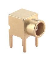 85_MCX-50-0-16/111_NE - HUBER+SUHNER - 85_MCX-50-0-16/111_NE - RF / Coaxial Connector, MCX Coaxial, Right Angle Jack, Through Hole Right Angle, 50 ohm