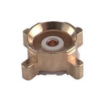 82_MMBX-S50-0-15/111_NE - HUBER+SUHNER - 82_MMBX-S50-0-15/111_NE - RF / Coaxial Connector, MMBX Coaxial, Straight Jack, Surface Mount Vertical, 50 ohm, Brass