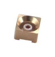 82_MMBX-S50-0-3/111_NH - HUBER+SUHNER - 82_MMBX-S50-0-3/111_NH - RF / Coaxial Connector, MMBX Coaxial, Straight Jack, Surface Mount Vertical, 50 ohm, Brass