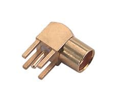 85_MMCX-50-0-1/111_OE - HUBER+SUHNER - 85_MMCX-50-0-1/111_OE - RF / Coaxial Connector, MMCX Coaxial, Right Angle Jack, Through Hole Right Angle, 50 ohm