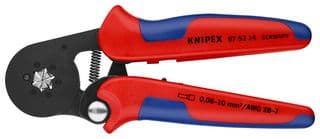97 53 14 - KNIPEX - 97 53 14 - Crimp Tool, Steel, Hand, 0.08mm² to 16mm² Wire Ferrules