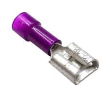 AI-50176N - MUELLER ELECTRIC - AI-50176N - Quick Disconnect Terminal, Female Quick Disconnect, 6.35mm x 0.81mm, 0.25" x 0.032", 22 AWG