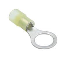 AI-50260N - MUELLER ELECTRIC - AI-50260N - Ring Tongue Terminal, 3/8", 10 AWG, Yellow
