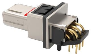 D369-MB33-NS4 - DEUTSCH - TE CONNECTIVITY - D369-MB33-NS4 - Automotive Connector, 369 Series, Right Angle Panel Mount Receptacle, 3 Contacts, PCB Socket