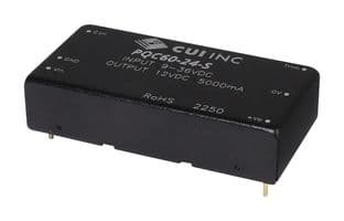PQC60-24-S15 - CUI - PQC60-24-S15 - Isolated Through Hole DC/DC Converter, ITE, DIP, 4:1, 60 W, 1 Output, 15 V