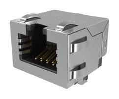 RJE3B1881402 - AMPHENOL COMMUNICATIONS SOLUTIONS - RJE3B1881402 - Modular Connector, RJ45 Jack, 1 x 1 (Port), 8P8C, Cat6, IP20, Surface Mount