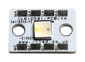 ILE-D501-RGBQW-SC222 - INTELLIGENT LED SOLUTIONS - ILE-D501-RGBQW-SC222 - LED Module, Board+LED, 1 LED, Rectangular Red/Green/Blue/Quartz White, DURIS E5050 RGBW Eco1 Series