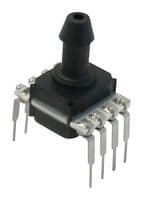 HMAM100BZ7H5 - TE CONNECTIVITY - HMAM100BZ7H5 - Pressure Sensor, Bidirectional, Differential, Gauge, 0 mbar, 100 mbar, 4.2 VDC, 5.5 VDC, DIP