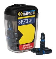 T4560 PZ3D15 - CK TOOLS - T4560 PZ3D15 - Drill Bit Set, 15Piece Pack, 25mm, Blue Steel PZ3 Drill Bit