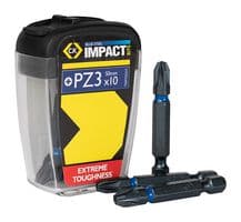 T4560 PZ3LD10 - CK TOOLS - T4560 PZ3LD10 - Drill Bit Set, 10Piece Pack, 50mm, Blue Steel PZ3 Drill Bit