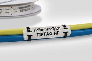 556-20091 TIPTAG11X100RD-PO-RD - HELLERMANNTYTON - 556-20091 TIPTAG11X100RD-PO-RD - Wire Marker, Thermal Transfer, Blank (No Legend), Red, 100mm x 11mm