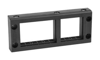 440-00003 VARIOPLATE-24-PA66GF25-BK - HELLERMANNTYTON - 440-00003 VARIOPLATE-24-PA66GF25-BK - Frame, Cable Entry Systems, 61mm x 143.5mm x 21mm, VarioPlate-24