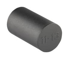 440-00045 VP"11-13"BLINDPLUG-PL-BK - HELLERMANNTYTON - 440-00045 VP"11-13"BLINDPLUG-PL-BK - Grommet, Open, 11 mm, 13 mm, Plastic