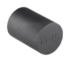 440-00046 VP"13-15"BLINDPLUG-PL-BK - HELLERMANNTYTON - 440-00046 VP"13-15"BLINDPLUG-PL-BK - Grommet, Open, 13 mm, 15 mm, Plastic