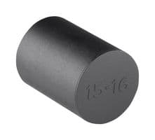 440-00047 VP"15-16"BLINDPLUG-PL-BK - HELLERMANNTYTON - 440-00047 VP"15-16"BLINDPLUG-PL-BK - Grommet, Open, 15 mm, 16 mm, Plastic