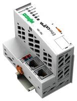 750-354 - WAGO - 750-354 - Fieldbus Coupler, EtherCAT, 700 mA, 24 VDC, DIN Rail, IP20, 750 Series
