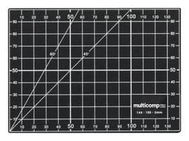MCP6006 - MULTICOMP PRO - MCP6006 - Cutting Mat, Prototyping Boards, A6, 144 mm x 105 mm, PVC