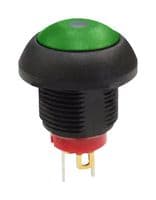 MPP12-6B206MM1CAS05L01 - MULTICOMP PRO - MPP12-6B206MM1CAS05L01 - Pushbutton Switch, White-Illuminated, MP Pushbutton Switches Round-Flat, 13.6 mm, SPST, Off-(On)