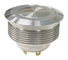 MPM25-A02FE-3-JR-3V - MULTICOMP PRO - MPM25-A02FE-3-JR-3V - Pushbutton Switch, 3 V LED, MP Pushbutton Switches Round-Flat, 25.2 mm, SPST-NO-DM, Off-(On)