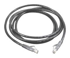 TRD695BLK-7 - L-COM - TRD695BLK-7 - Ethernet Cable, Cat6, RJ45 Plug to RJ45 Plug, UTP (Unshielded Twisted Pair), Black, 2.1 m, 7 ft