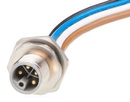 1205020012 - MOLEX - 1205020012 - Sensor Cable, M12, Micro-Change Plug, Free End, 5 Positions, 500 mm, 19.7 "