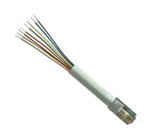 TDC005-10 - L-COM - TDC005-10 - Ethernet Cable, RJ45 Plug to Free End, Grey, 3.05 m, 10 ft