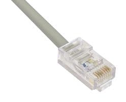 TRD450-100 - L-COM - TRD450-100 - Ethernet Cable, Cat5e, RJ45 Plug to RJ45 Plug, UTP (Unshielded Twisted Pair), Grey, 30.5 m