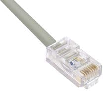 TRD450-3 - L-COM - TRD450-3 - Ethernet Cable, Cat5e, RJ45 Plug to RJ45 Plug, UTP (Unshielded Twisted Pair), Grey, 914.4 mm