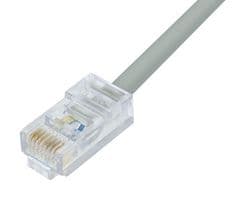 TRD450CR-40 - L-COM - TRD450CR-40 - Ethernet Cable, Cat5e, RJ45 Plug to RJ45 Plug, UTP (Unshielded Twisted Pair), Grey, 12.2 m, 40 ft