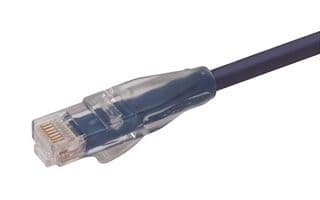 TRD695BL-1 - L-COM - TRD695BL-1 - Ethernet Cable, Cat6, RJ45 Plug to RJ45 Plug, UTP (Unshielded Twisted Pair), Blue, 304.8 mm, 1 ft