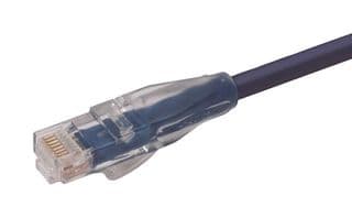 TRD695BL-100 - L-COM - TRD695BL-100 - Ethernet Cable, Cat6, RJ45 Plug to RJ45 Plug, UTP (Unshielded Twisted Pair), Blue, 30.5 m, 100 ft