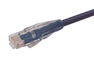 TRD695BL-20 - L-COM - TRD695BL-20 - Ethernet Cable, Cat6, RJ45 Plug to RJ45 Plug, UTP (Unshielded Twisted Pair), Blue, 6.1 m, 20 ft