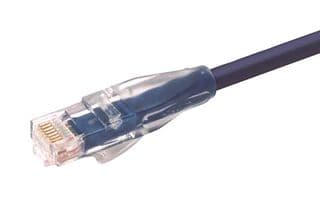 TRD695BL-3 - L-COM - TRD695BL-3 - Ethernet Cable, Cat6, RJ45 Plug to RJ45 Plug, UTP (Unshielded Twisted Pair), Blue, 914.4 mm, 3 ft
