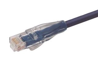 TRD695BL-7 - L-COM - TRD695BL-7 - Ethernet Cable, Cat6, RJ45 Plug to RJ45 Plug, UTP (Unshielded Twisted Pair), Blue, 2.1 m, 7 ft