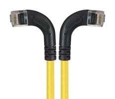 TRD695RA8Y-10 - L-COM - TRD695RA8Y-10 - Ethernet Cable, Cat6, 90° RJ45 Plug to 90° RJ45 Plug, UTP (Unshielded Twisted Pair), Yellow